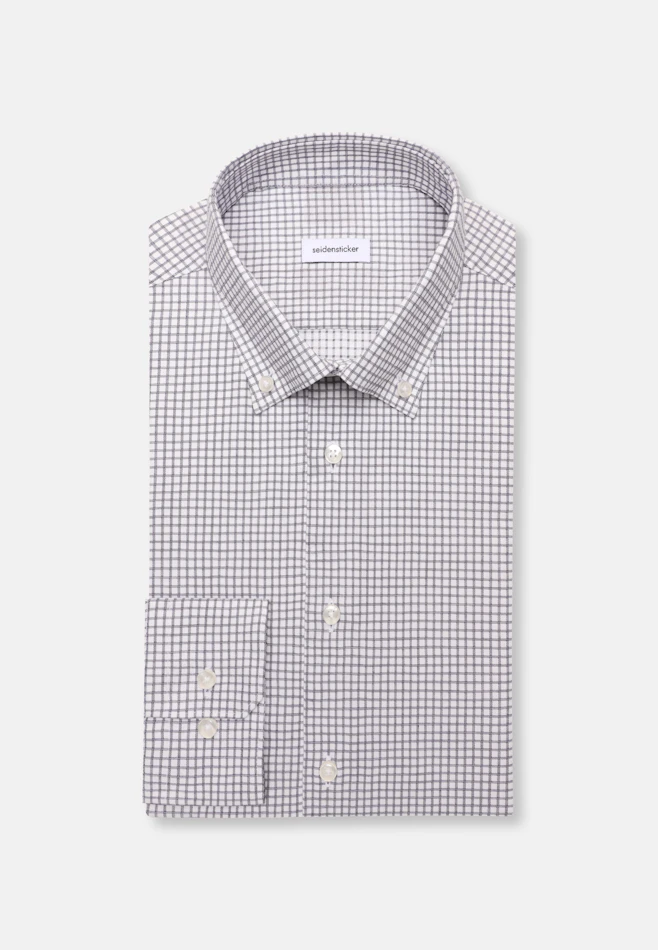 Slim Business shirt Check in Dunkelblau | Seidensticker online shop