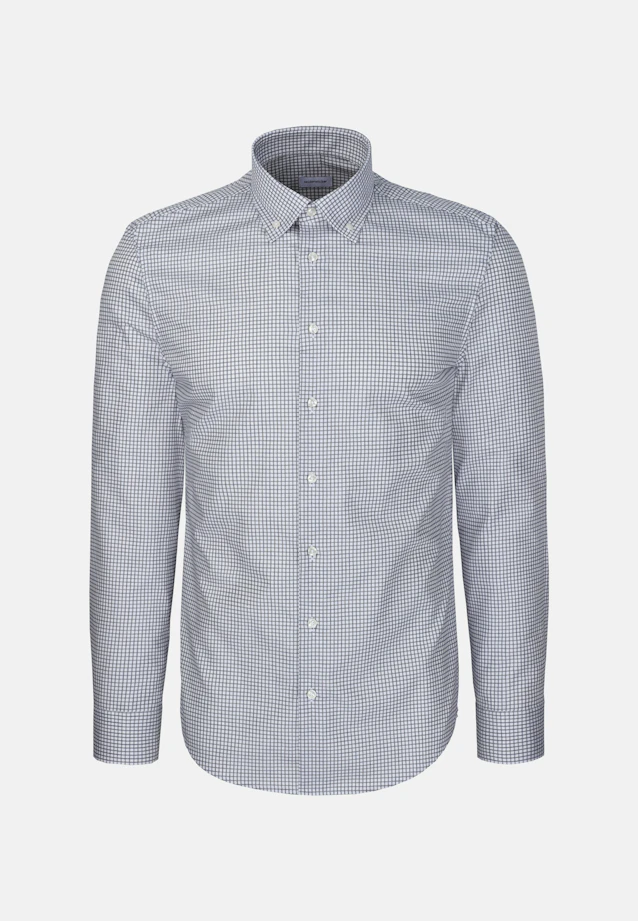 Slim Business shirt Check in Dunkelblau |  Seidensticker Onlineshop