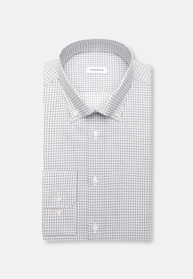 Slim Business shirt Check in Grün |  Seidensticker Onlineshop