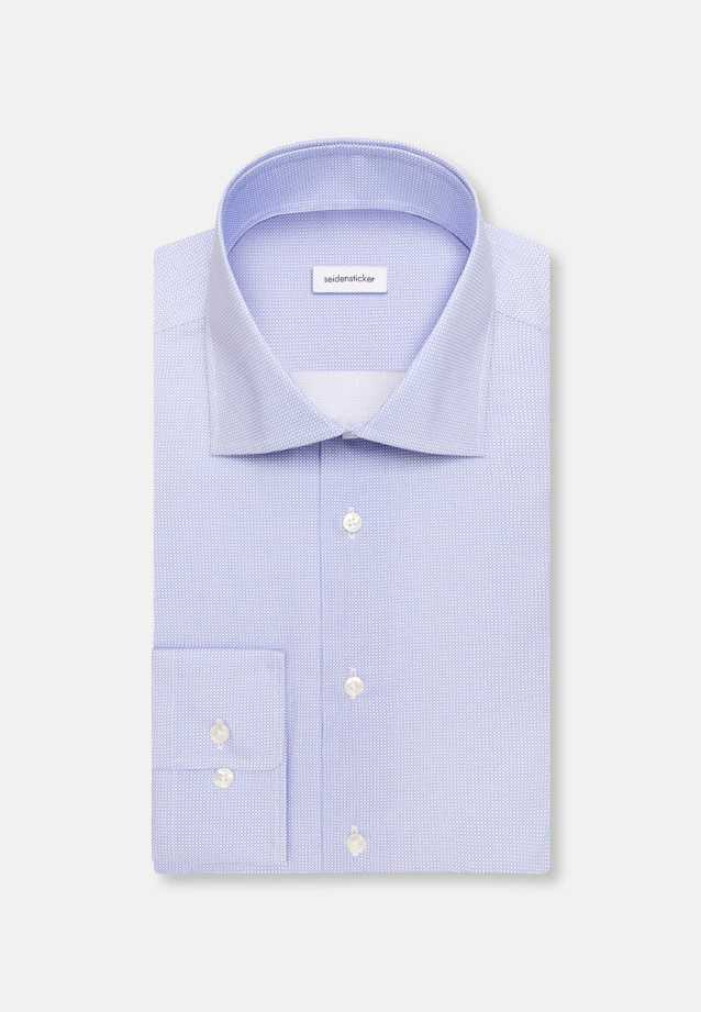 Slim Chemise d'affaires Imprimé in Bleu Moyen |  Seidensticker Onlineshop