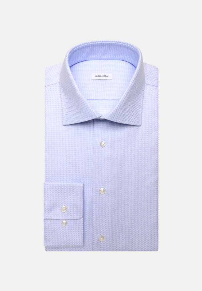 Slim Business Hemd Struktur in Hellblau | Seidensticker Onlineshop