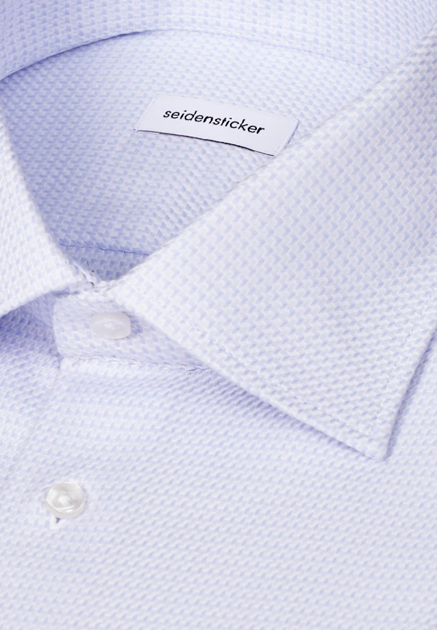 Slim Business shirt Structure in Hellblau |  Seidensticker Onlineshop