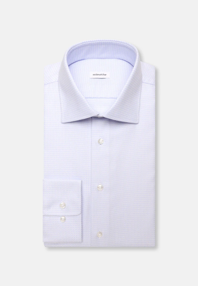 Slim Business Hemd Struktur in Hellblau |  Seidensticker Onlineshop
