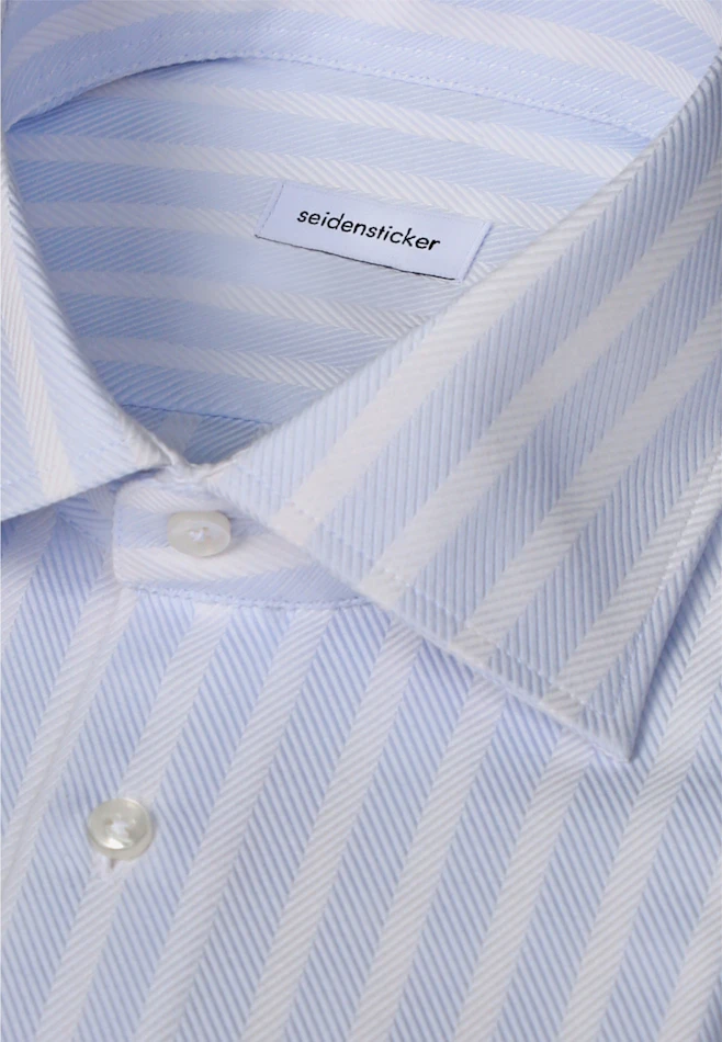 Slim Business shirt Stripes in Hellblau | Seidensticker online shop