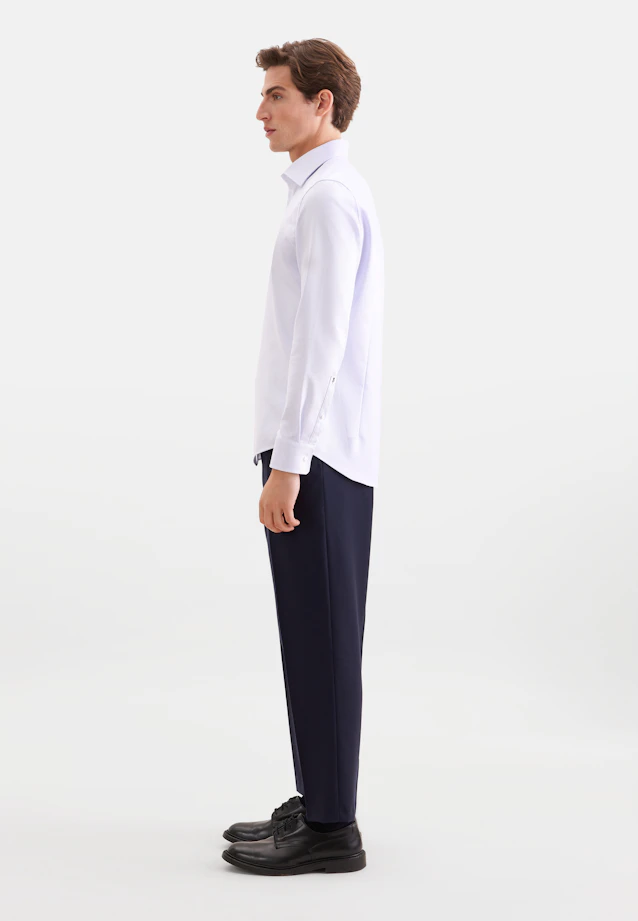 Slim Chemise d'affaires Structure in Bleu Moyen |  Seidensticker Onlineshop