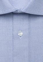 Slim Business shirt Structure in Mittelblau |  Seidensticker Onlineshop