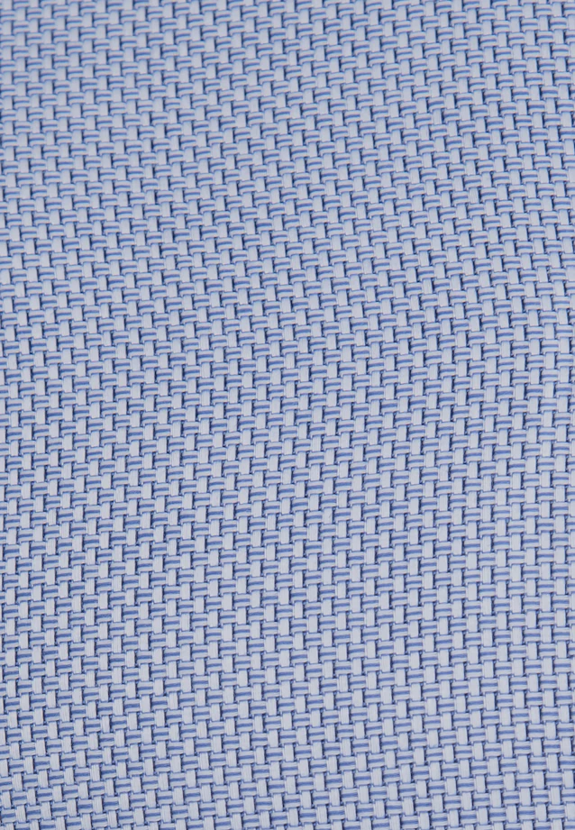 Slim Business shirt Structure in Mittelblau |  Seidensticker Onlineshop