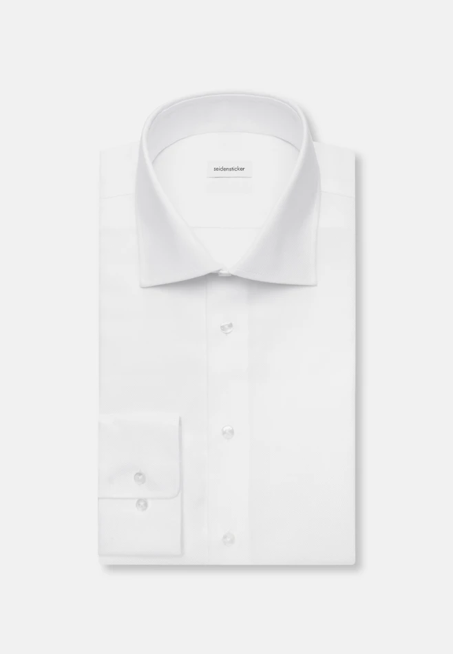 Slim Business Hemd Struktur in Weiß | Seidensticker Onlineshop