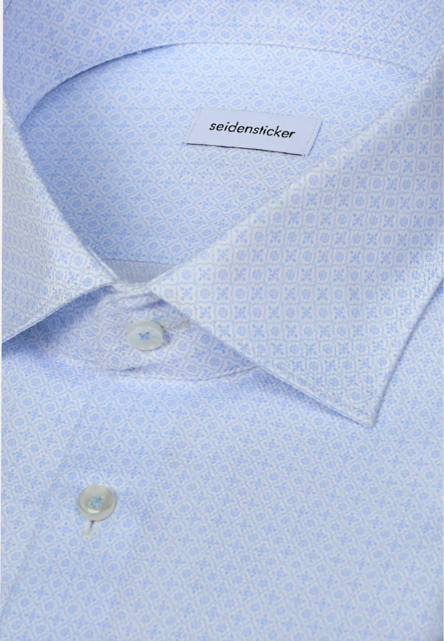 Shaped Chemise d'affaires Imprimé in Bleu Clair |  Seidensticker Onlineshop