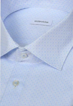 Shaped Business Hemd Druck in Hellblau |  Seidensticker Onlineshop