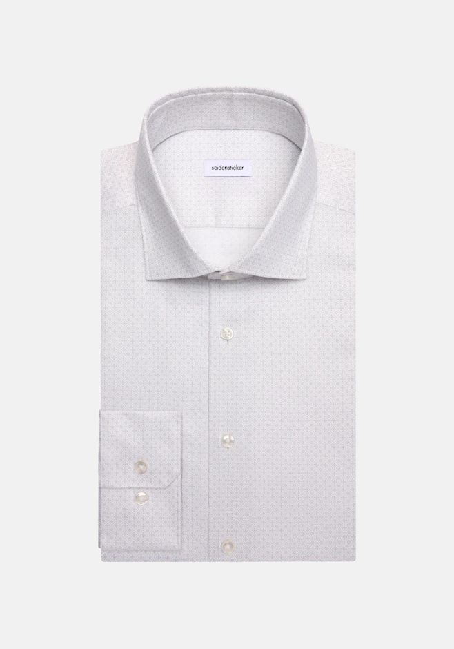 Shaped Business shirt Print in Grey | Seidensticker online shop