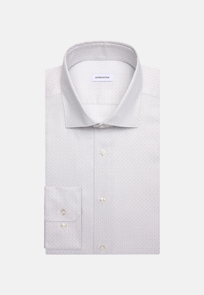 Shaped Business shirt Print in Grey | Seidensticker online shop