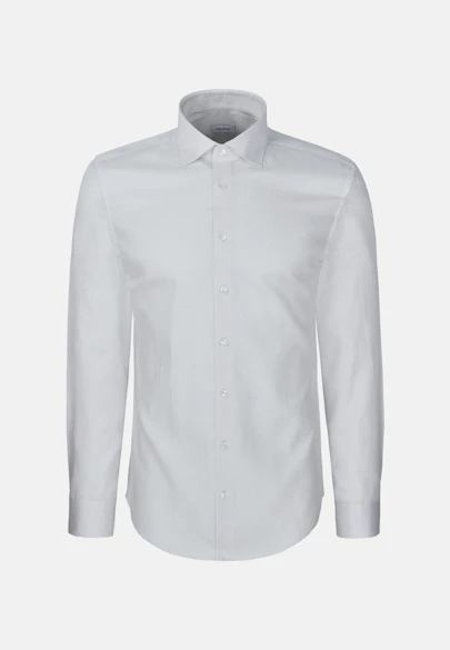 Shaped Business shirt Print in Grey |  Seidensticker Onlineshop