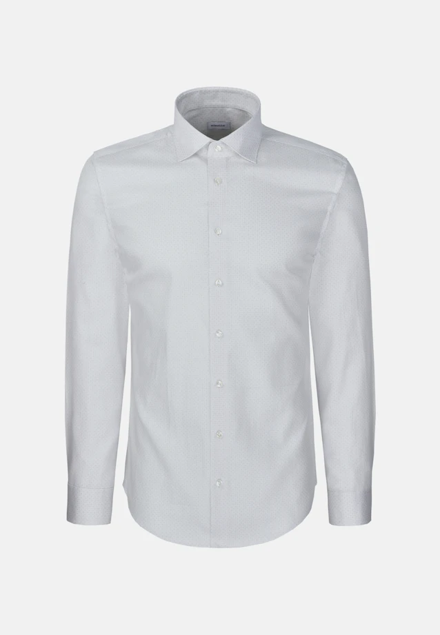 Shaped Business shirt Print in Grey |  Seidensticker Onlineshop