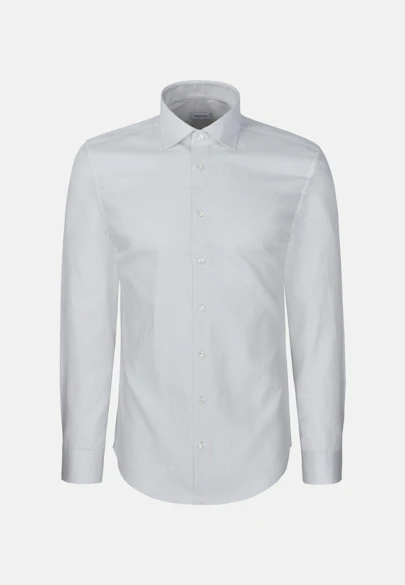 Shaped Chemise d'affaires Imprimé in Gris |  Seidensticker Onlineshop