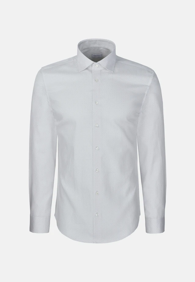 Shaped Business shirt Print in Grey |  Seidensticker Onlineshop