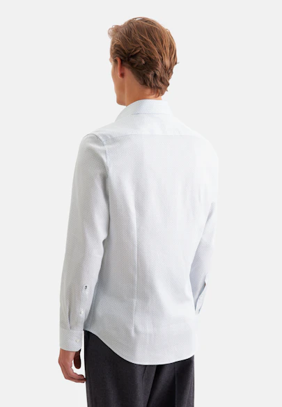 Shaped Business shirt Print in Grün |  Seidensticker Onlineshop