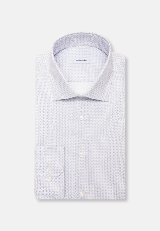 Shaped Business shirt Print in Grün |  Seidensticker Onlineshop