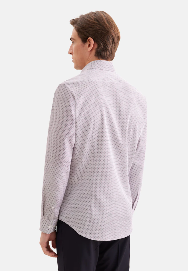 Shaped Business shirt Print in Rot | Seidensticker online shop