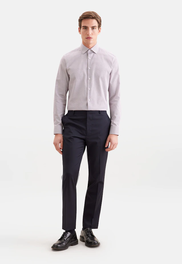 Shaped Business shirt Print in Rot |  Seidensticker Onlineshop