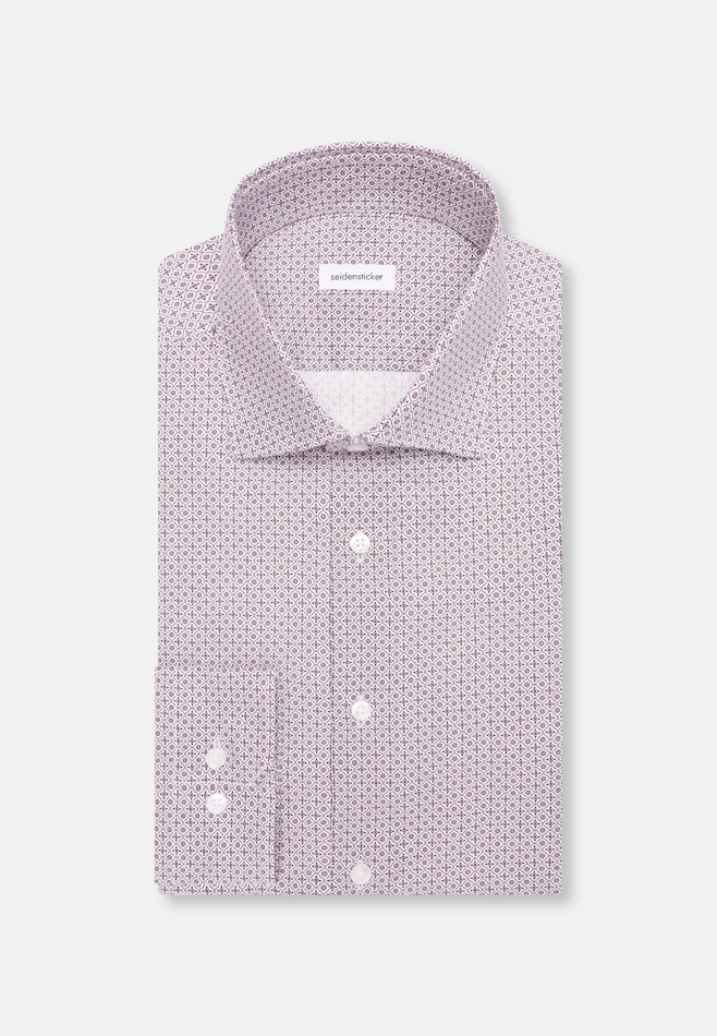 Shaped Business shirt Print in Rot | Seidensticker online shop