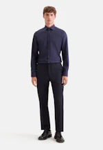 Shaped Business shirt Structure in Dunkelblau |  Seidensticker Onlineshop