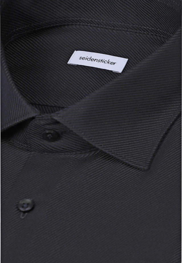 Shaped Business Hemd Struktur in Dunkelblau |  Seidensticker Onlineshop