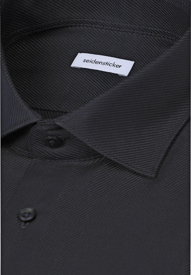 Shaped Chemise d'affaires Structure dans Bleu Foncé | Boutique en ligne Seidensticker