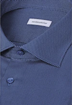 Shaped Chemise d'affaires Structure in Bleu Moyen |  Seidensticker Onlineshop