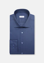 Shaped Business Hemd Struktur in Mittelblau |  Seidensticker Onlineshop