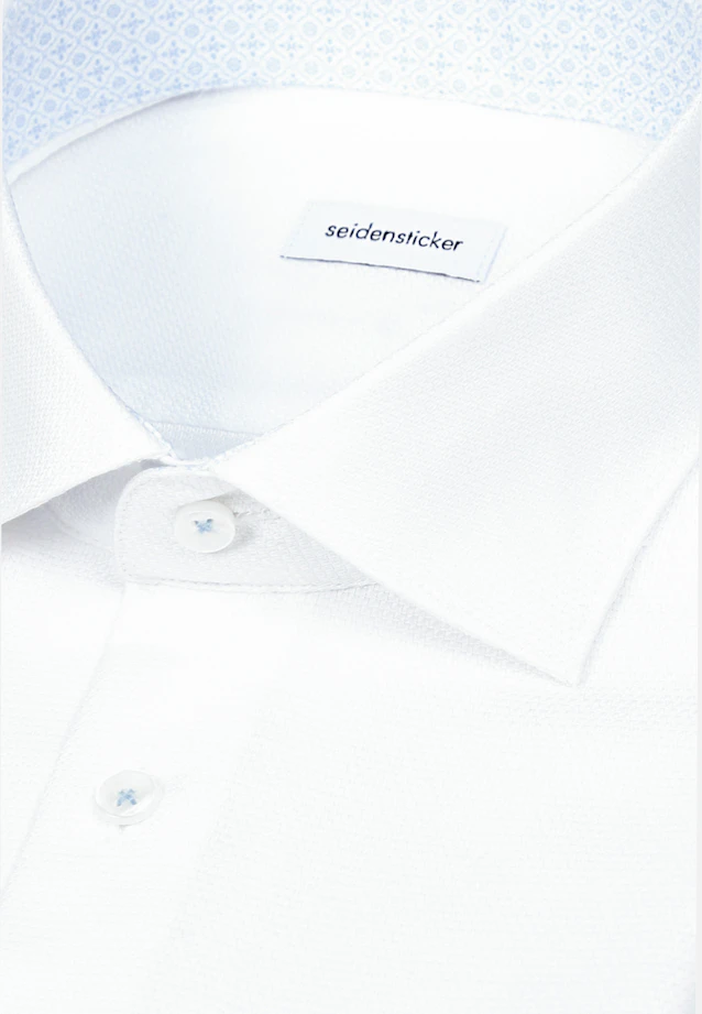 X-Slim Business shirt Structure in Weiß |  Seidensticker Onlineshop