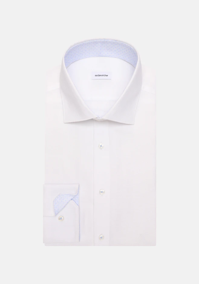 X-Slim Chemise d'affaires Structure dans Blanc | Boutique en ligne Seidensticker