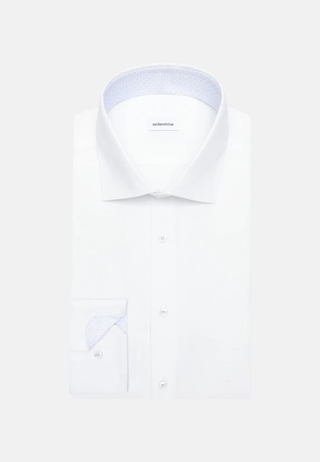 X-Slim Chemise d'affaires Structure in Blanc |  Seidensticker Onlineshop