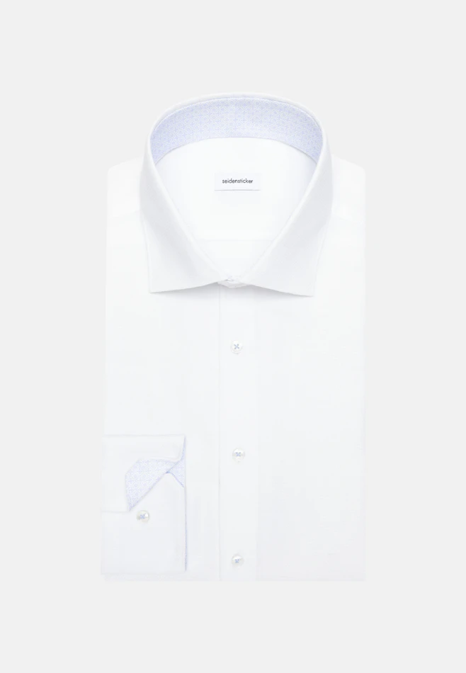X-Slim Chemise d'affaires Structure dans Blanc | Boutique en ligne Seidensticker