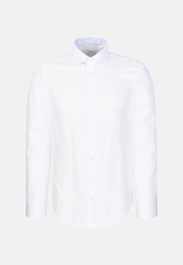 X-Slim Business shirt Structure in Weiß |  Seidensticker Onlineshop