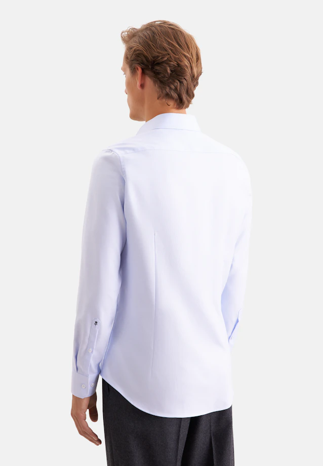 X-Slim Business Hemd Struktur in Hellblau |  Seidensticker Onlineshop
