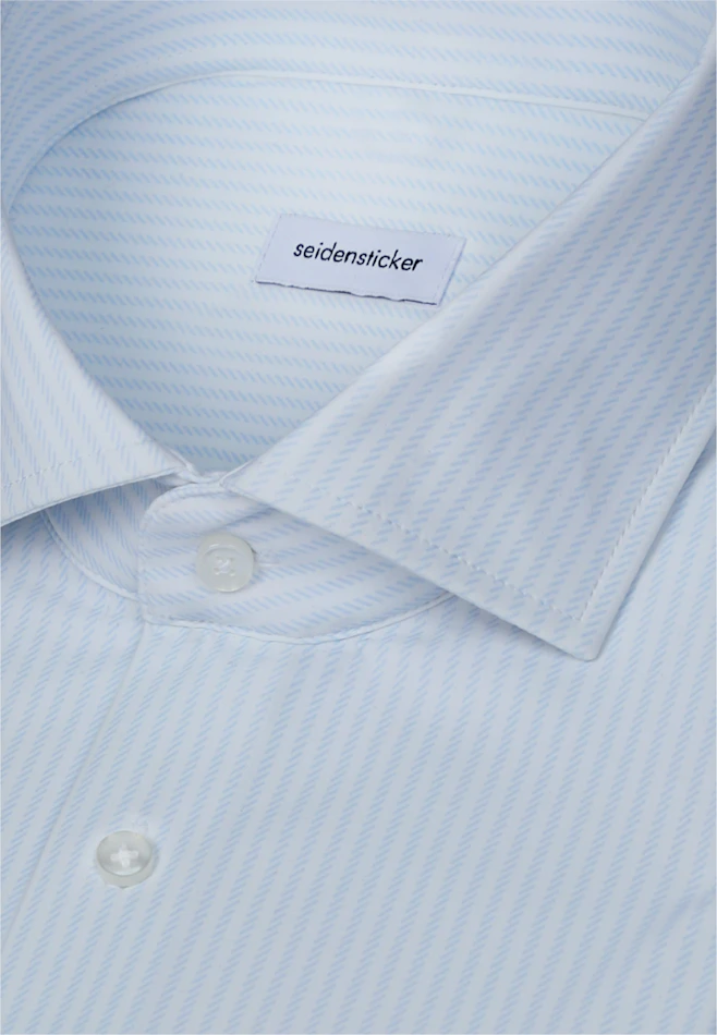 X-Slim Performance-Hemd Druck in Hellblau | Seidensticker Onlineshop