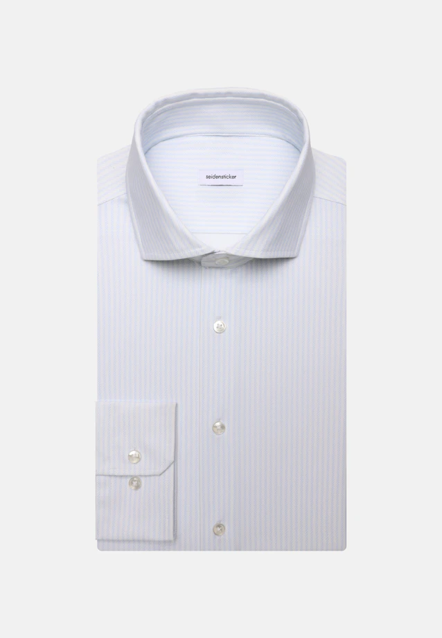 X-Slim Performance shirt Print in Hellblau |  Seidensticker Onlineshop