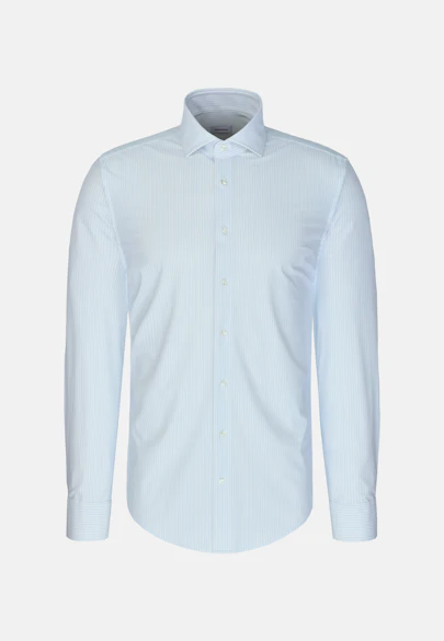 X-Slim Performance shirt Print in Hellblau |  Seidensticker Onlineshop