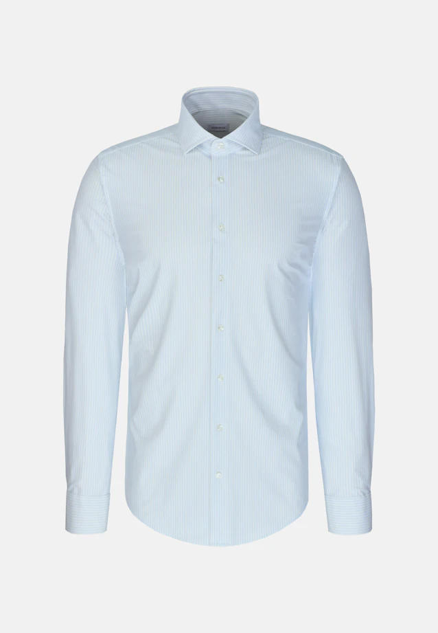 X-Slim Performance shirt Print in Hellblau |  Seidensticker Onlineshop