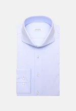 Shaped Business shirt Herringbone in Hellblau |  Seidensticker Onlineshop