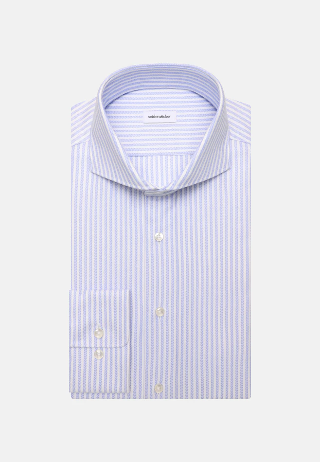 Shaped Chemise d'affaires Rayures dans Bleu Moyen | Boutique en ligne Seidensticker
