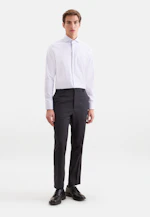 Shaped Business shirt Stripes in Mittelblau |  Seidensticker Onlineshop