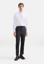 Shaped Business shirt Stripes in Mittelblau |  Seidensticker Onlineshop