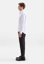 Shaped Business shirt Stripes in Mittelblau |  Seidensticker Onlineshop