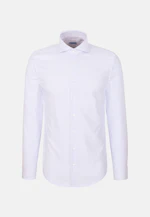 Shaped Business shirt Stripes in Mittelblau |  Seidensticker Onlineshop