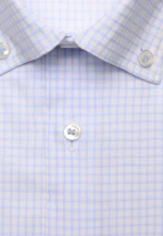 Shaped Business shirt Check in Hellblau |  Seidensticker Onlineshop