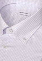 Shaped Business shirt Check in Hellblau |  Seidensticker Onlineshop