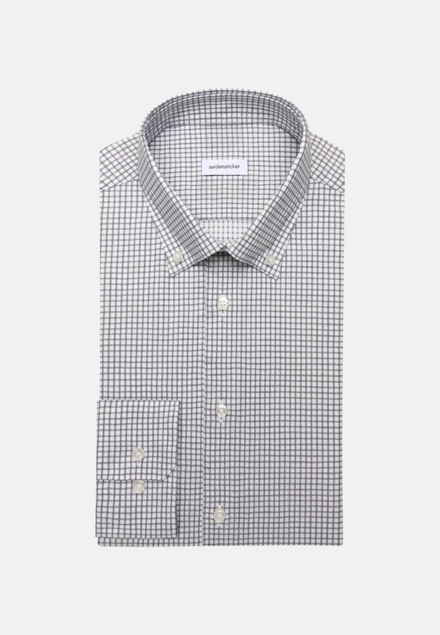 Shaped Business shirt Check in Dunkelblau |  Seidensticker Onlineshop