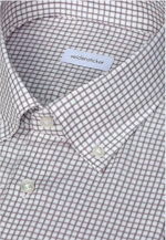 Shaped Business shirt Check in Rot |  Seidensticker Onlineshop